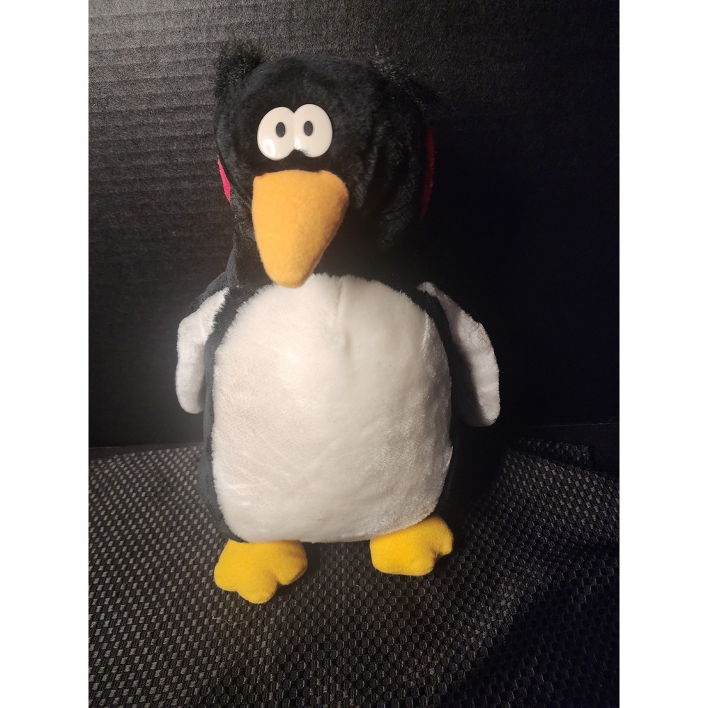 Vtg 1987 Opus Penguin Plush Bloom County Fundamental Too Squeezems 11in No Sound